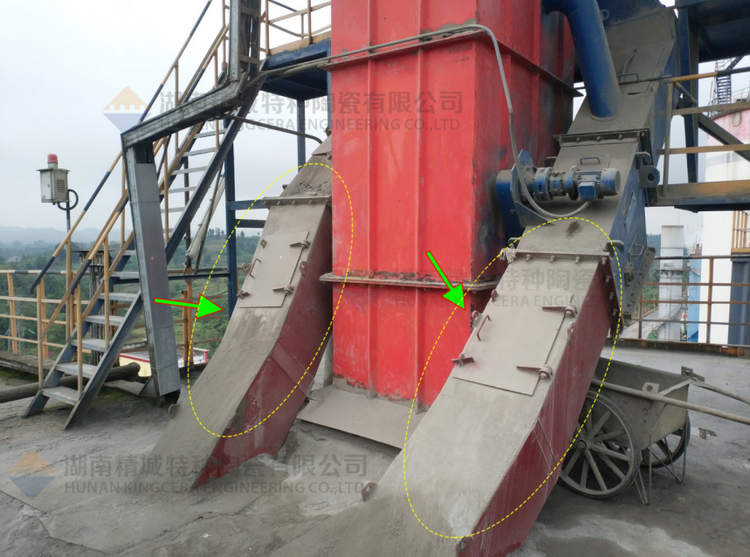 pg电子模拟器特瓷牌耐磨陶瓷内衬下料溜槽