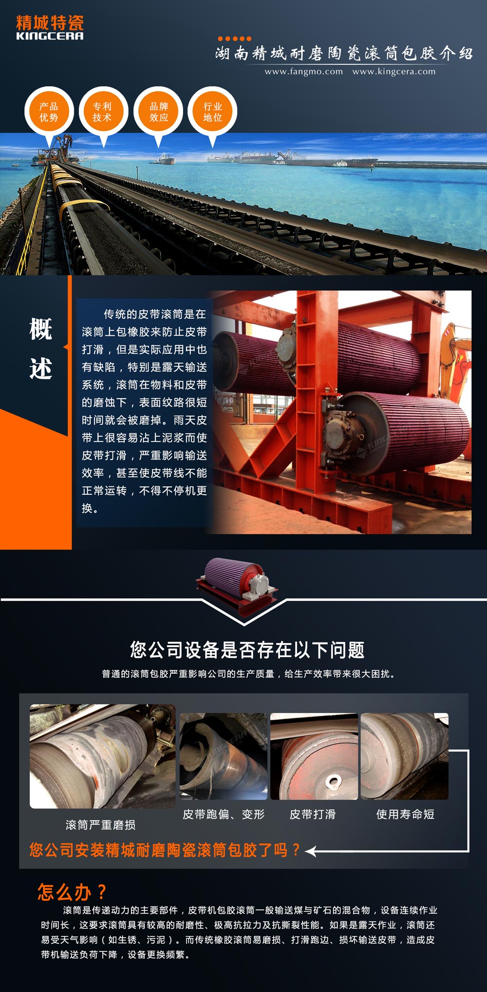 湖南pg电子模拟器耐磨陶瓷滚筒包胶